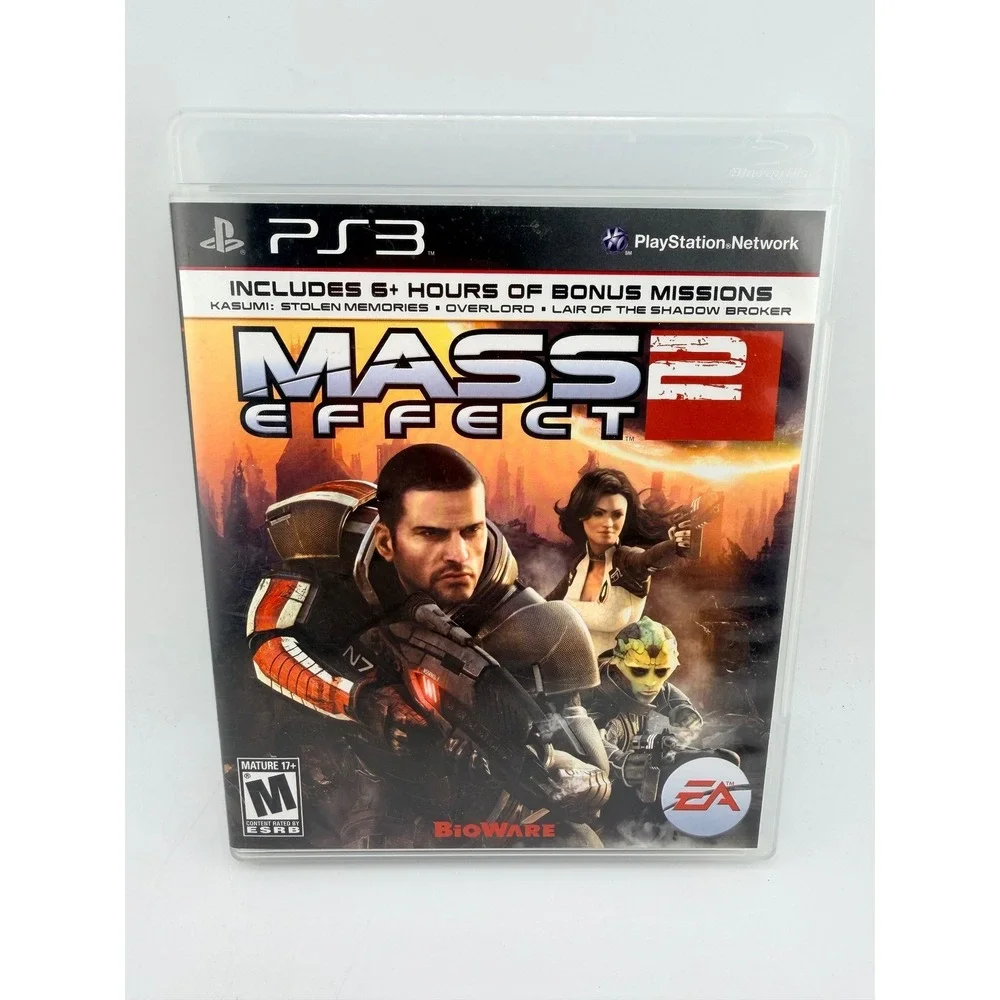Mass Effect 2 Sony PlayStation 3 PS3 2011 Action RPG BLUS 30650 CIB Complete